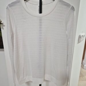 LULULEMON White Women's Long Sleeve Size 12
